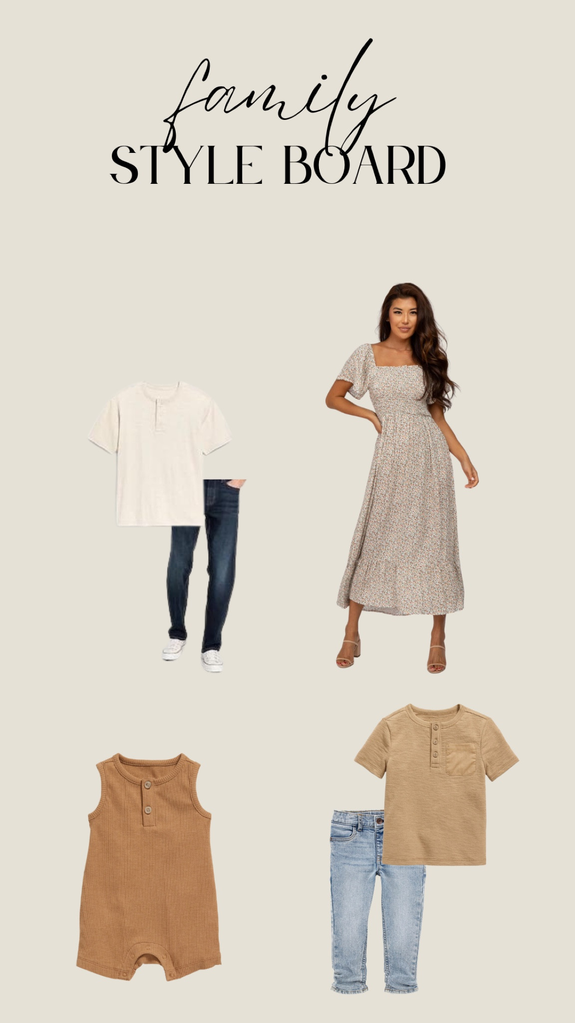 Spring family style board

#LTKunder100 #LTKfamily #LTKbump