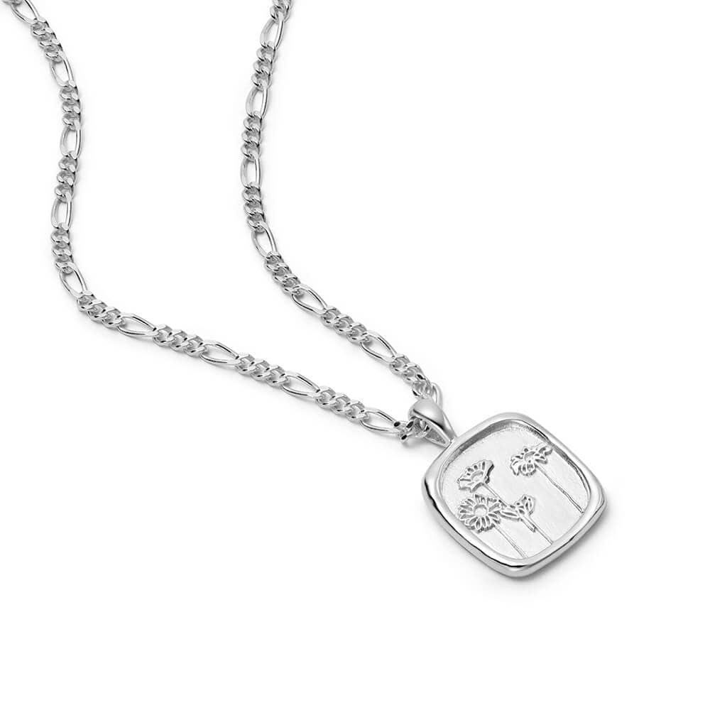 Wild Daisies Flower Necklace Sterling Silver | Daisy London Jewellery