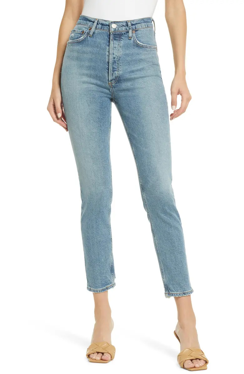 AGOLDE Nico High Waist Ankle Slim Fit Jeans | Nordstrom | Nordstrom