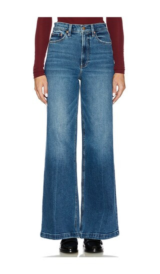 PISTOLA Lana High Rise Wide Leg Jeans in Denim-Medium. - size 30 | Revolve Clothing (Global)