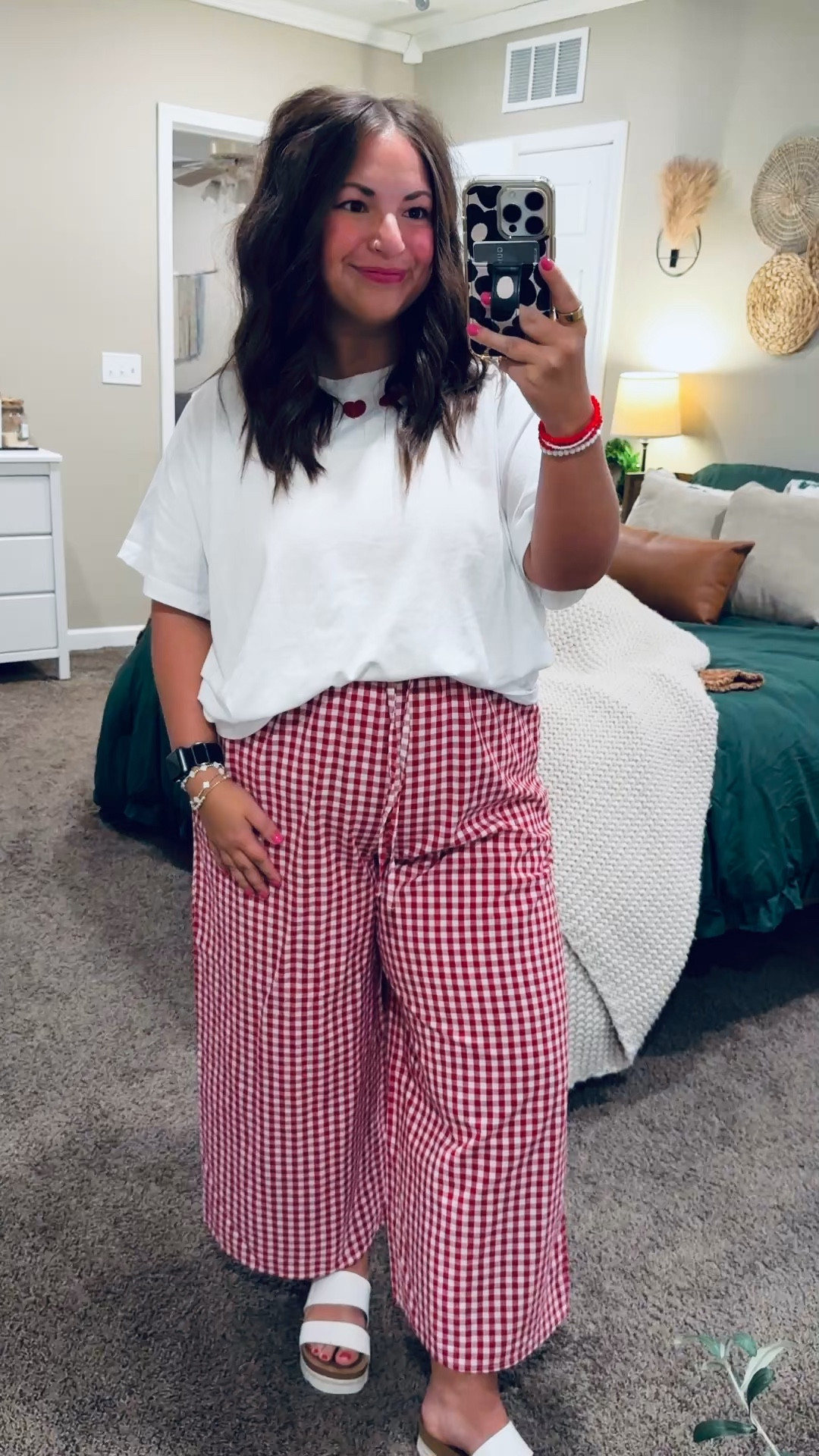 These red gingham pants from Amazon are giving all the fun, standout vibes ❤️✨ Comfy, lightweight, and such a statement piece — just add a simple tee or sweater and you’re good to go.

sandals: fit true to size // wearing a 5
pants: fit true to size // wearing a large
tee: fits true to size // wearing an XL 

 

#LTKootd #LTKMidsize #LTKWorkwear