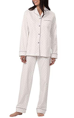 PajamaGram PJs Women Soft Jersey - Cotton Sleepwear for Women, Cream, M, 8-10 | Amazon (US)