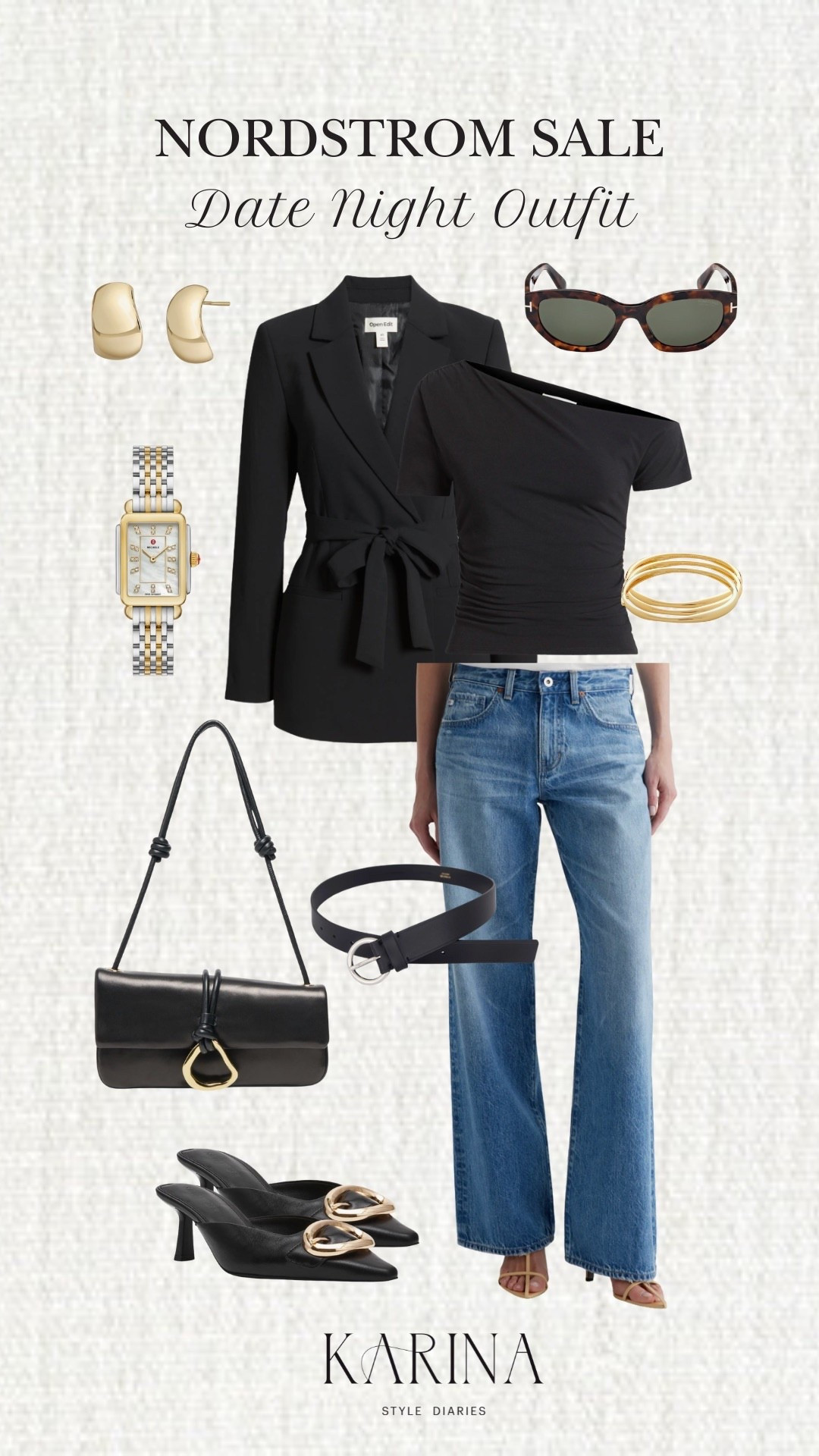 Simple, chic, and elevated. This Nordstrom Sale date night look is everything. I love mixing polished tailoring with subtle gold details and the perfect heel. Pieces you’ll wear way beyond dinner plans! 

#LTKSeasonal #LTKSaleAlert #LTKStyleTip