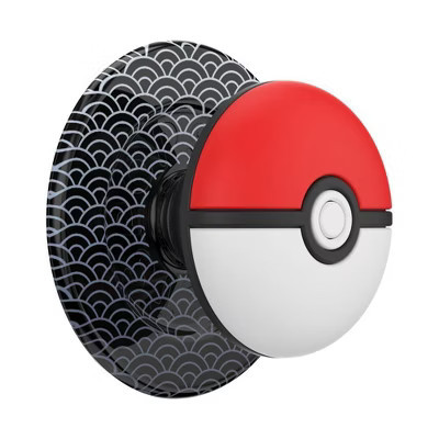 PopSockets Pokémon Magnetic Cell Phone Grip with MagSafe Adapter Ring - Puffy Pokeball Seigaiha | Target