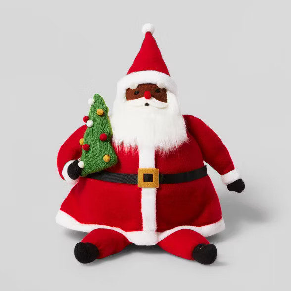 Plush Santa with Christmas Tree Decorative Figurine - Wondershop™ | Target