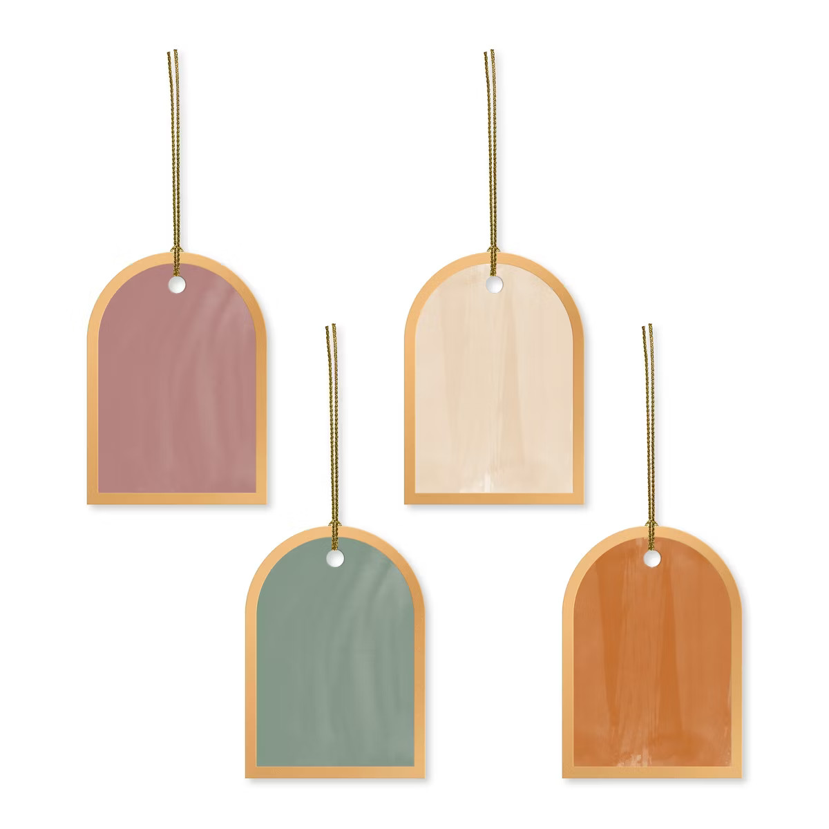 12ct Stationery Tags Earth Tones | Target