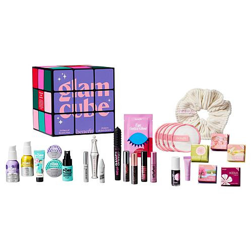 Benefit Cosmetics Glam Cube Makeup Advent Calendar Gift Set | HSN