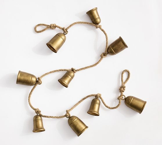 Golden Bell Garland | Pottery Barn (US)
