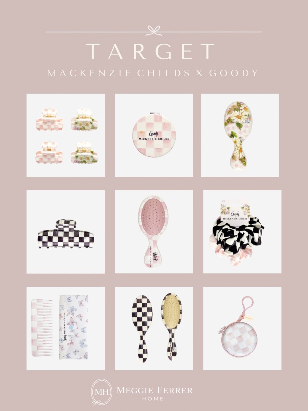 This new Mackenzie-Childs x Target drop is giving designer details without the designer price… and you already know I ran. 🏃🏻‍♀️

From the cutest hair clips to the prettiest brushes + accessories… everything feels so feminine, fun, and elevated ✨

These are the kind of little everyday pieces that just make you feel put together (and they’re going to sell out fast 👀)

#targetfinds #targetstyle #targethome #mackenziechilds #ltkhome #ltkfinds #ltkunder50 #amazonhomefinds #homeinspo #cozystyle #femininehome #designinspo