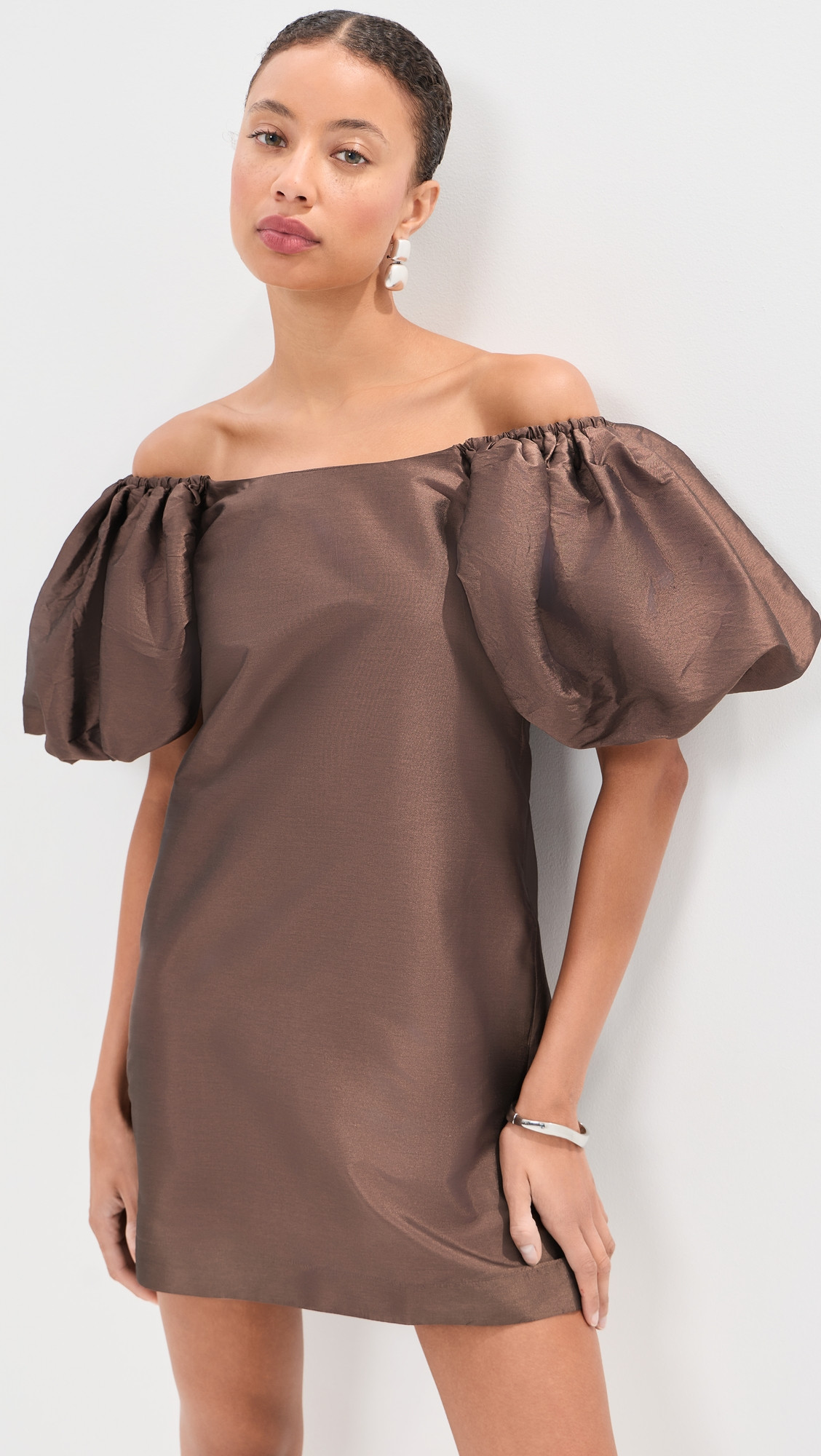 Azeeza Drea Mini Dress Chocolate S | Shopbop