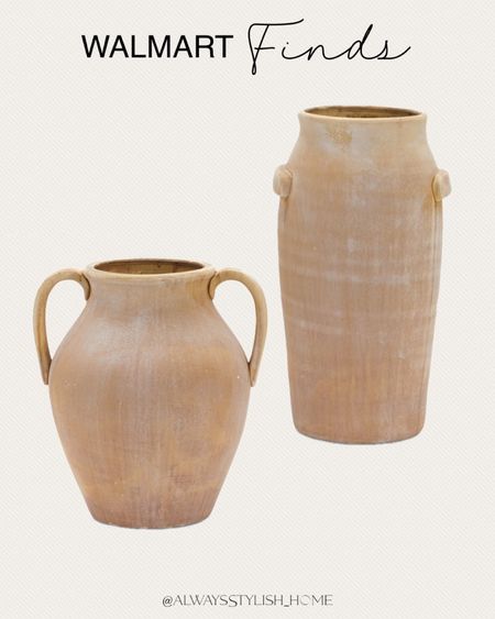 Loving these terracotta vases from Walmart! Organic home decor! 

#LTKhome