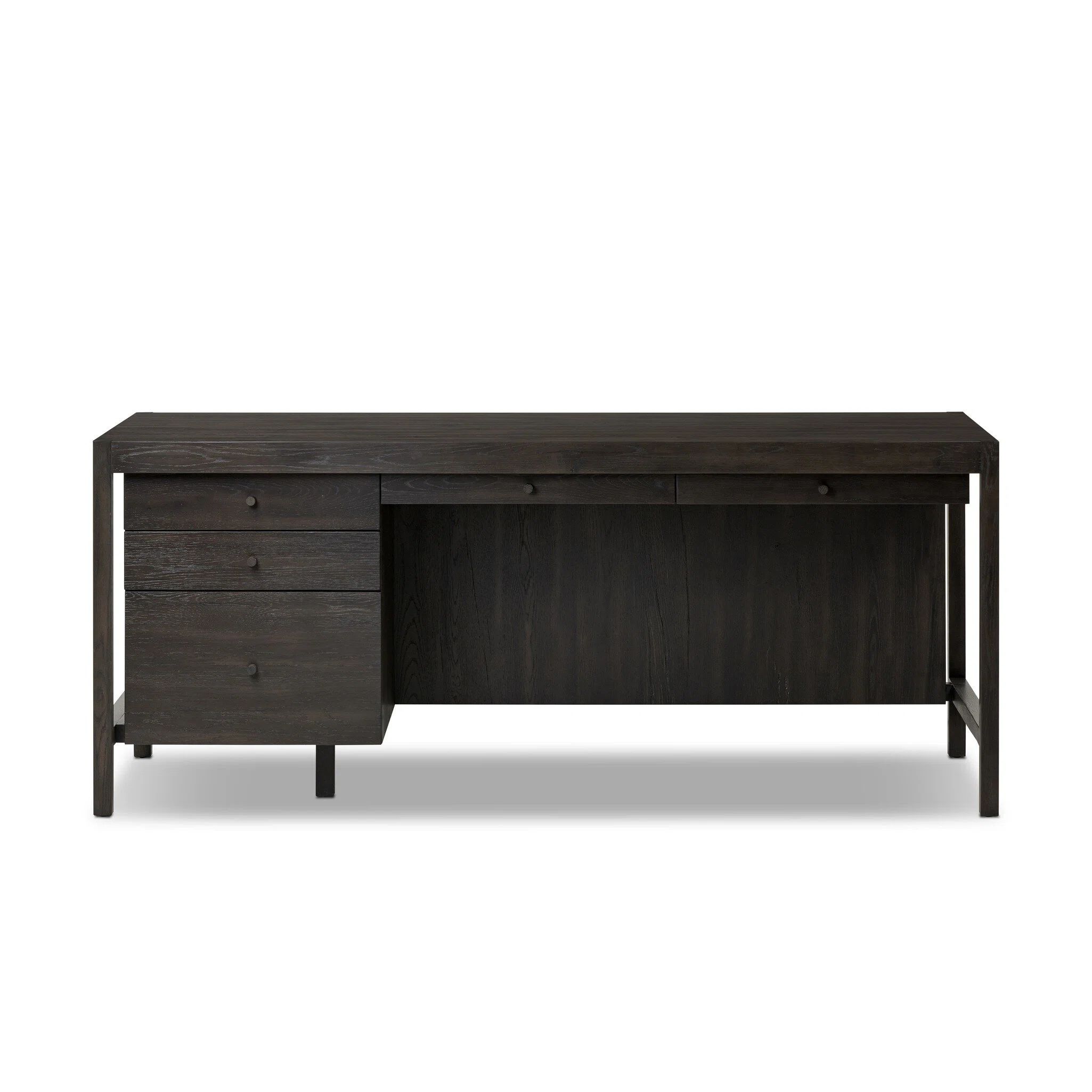 Joss & Main Hank Solid Wood Base Executive Desk & Reviews | Wayfair | Wayfair North America