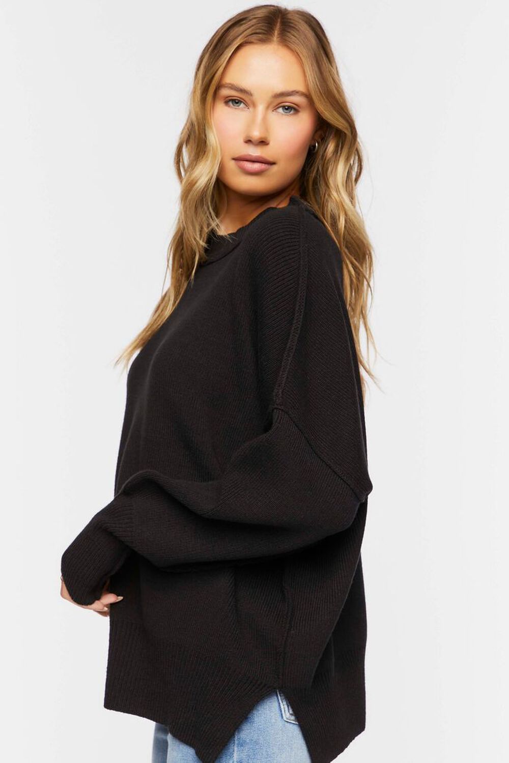 Ribbed Drop-Sleeve Sweater | Forever 21 (US)