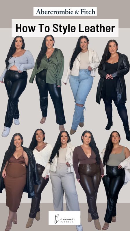 Wondering how to style your leather clothing this season? I’ve got you! Show off those beautiful curves and layer staple pieces to create different looks. Edgy, casual, sexy and every look in between. 💃🏼 Leather Pants | Leather Jacket | Leather Leggings | Leather Styling Tips | Leather Looks For Fall

#LTKcurves #LTKstyletip #LTKSeasonal