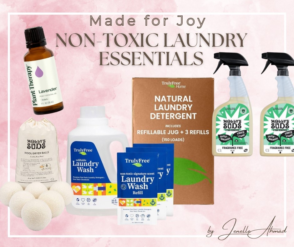 SO many people ask me about safe / clean Laundry detergents. Here’s my top 4 non-toxic Laundry essentials. Keep it simple! Truly Free is a FANTASTIC brand. These refills last for over 150 loads AND comes with a refillable jug. I personally use an organic essential oil on my wool dryer balls to have a small cozy scent. These dryer balls are amazing quality and don’t shed. Mollys suds stain remover has worked wonders for my boys clothes so it must be doing something right 🤷🏻‍♀️👏🏻 did you find this helpful?! 

#LTKHome #LTKSaleAlert #LTKFindsUnder50