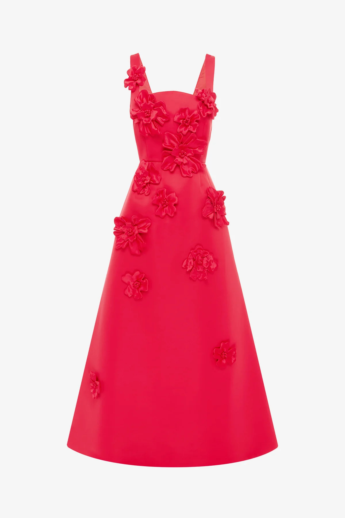 Rianne Floral Appliqué Maxi Dress - Rosa | LEO LIN US