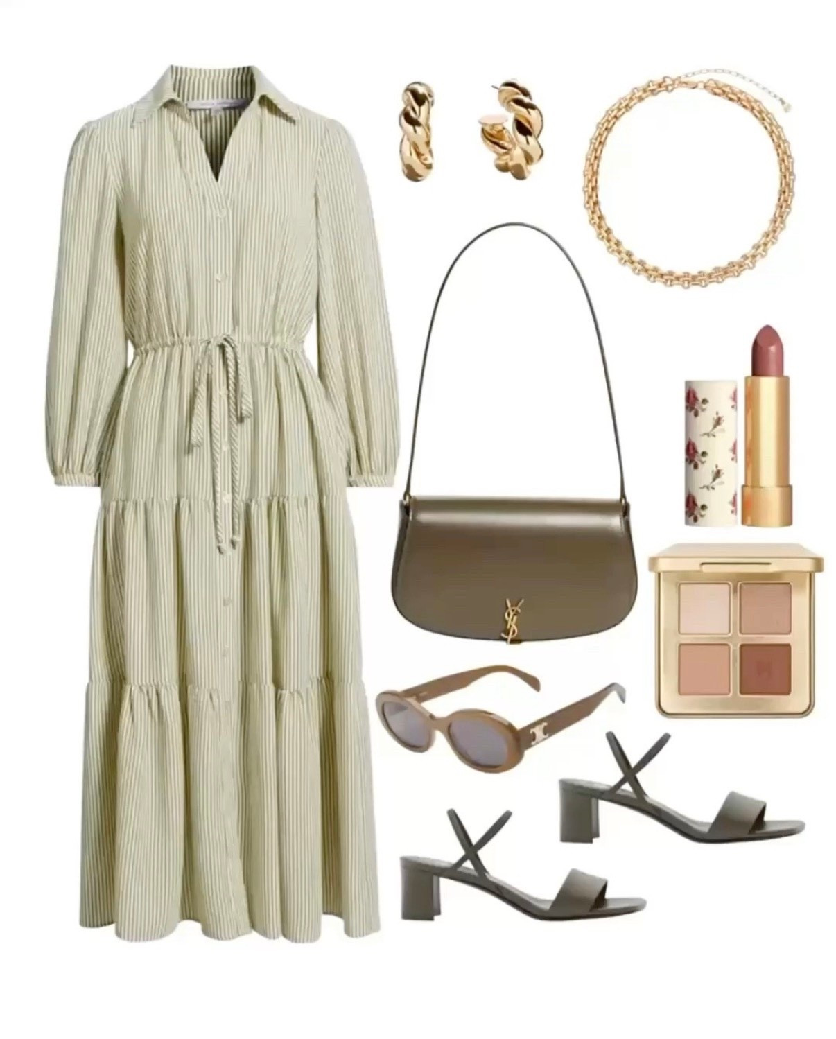 Easter dress
Easter outfit 
Dress
YSL bag
Sandals 

#LTKSeasonal