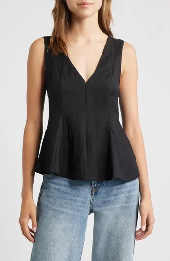 Sleeveless Peplum Top | Nordstrom