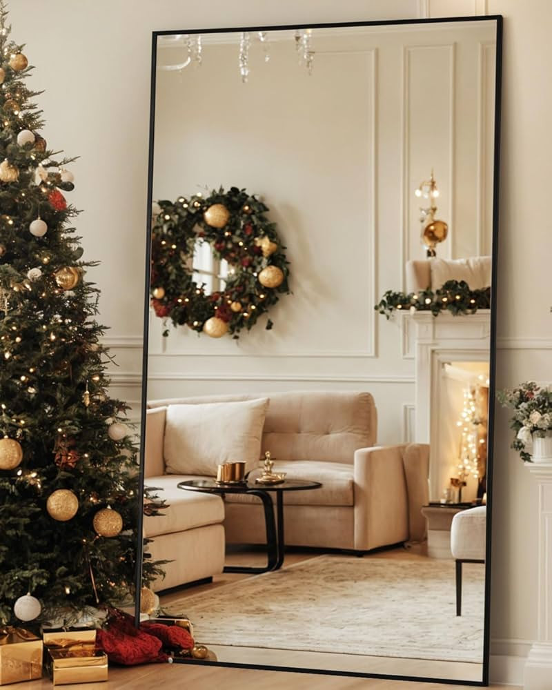 Antok Full Length Mirror, 81"x41" Floor Mirror, Floor Standing Mirror Freestanding Full Body Mirr... | Amazon (US)