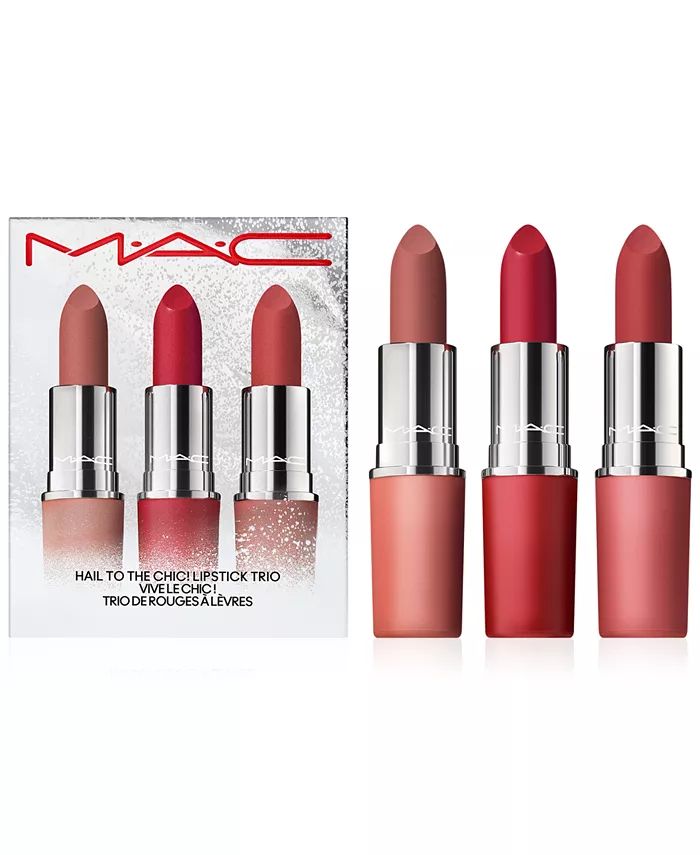 MAC 3-Pc. Hail To The Chic! Lipstick Set, Created for Macy's - Macy's | Macy's