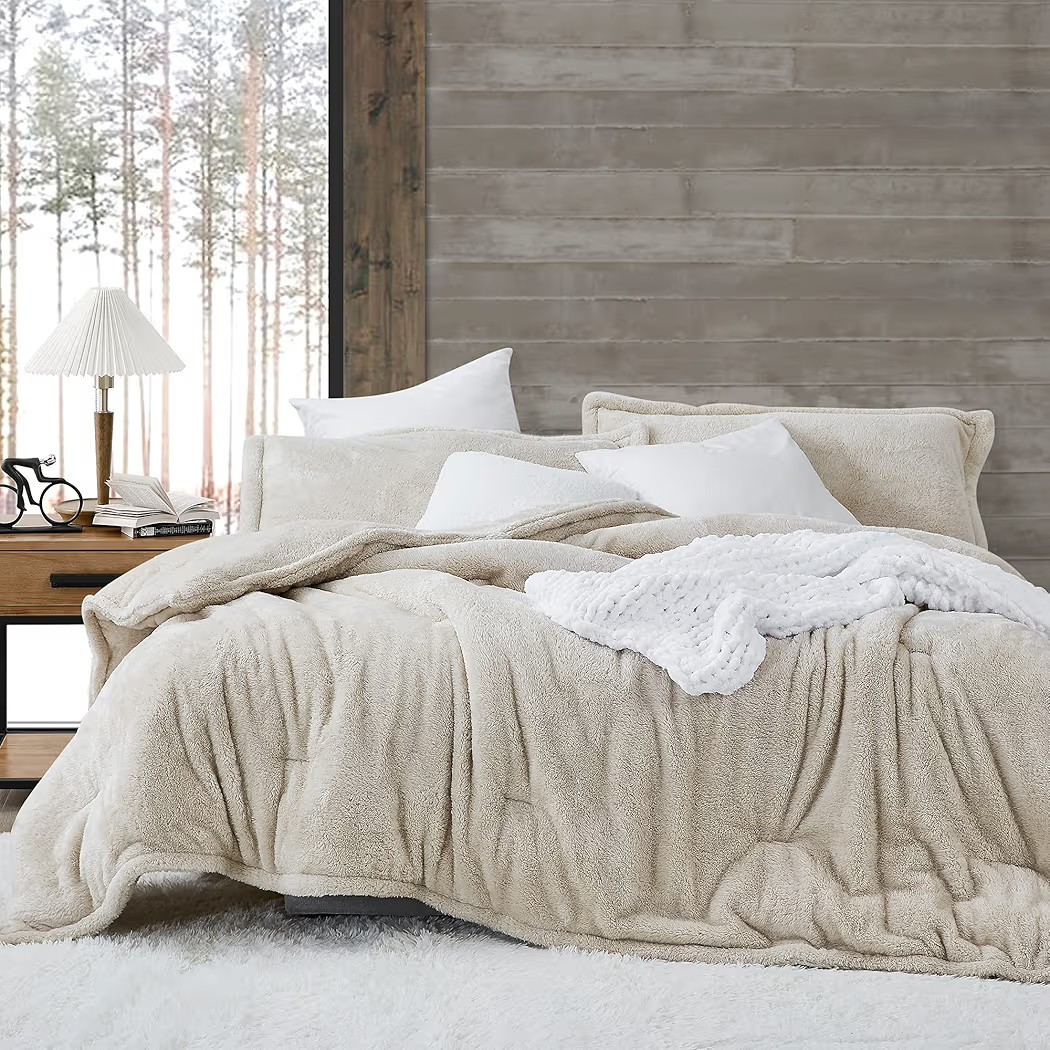 Byourbed The Original Plush - Coma Inducer® Oversized King Comforter - Natural Taupe | Amazon (US)