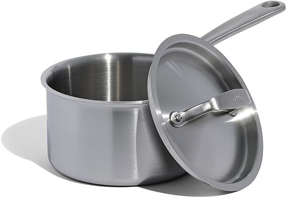Made In Cookware - 2 Quart Stainless Steel Saucepan with Lid - 5 Ply Stainless Clad Sauce Pan - P... | Amazon (US)