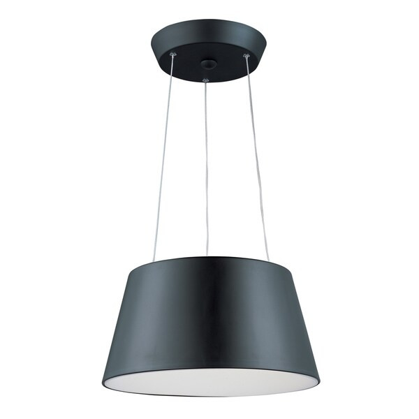 Quantum 2-light LED Black Pendant Light | Bed Bath & Beyond