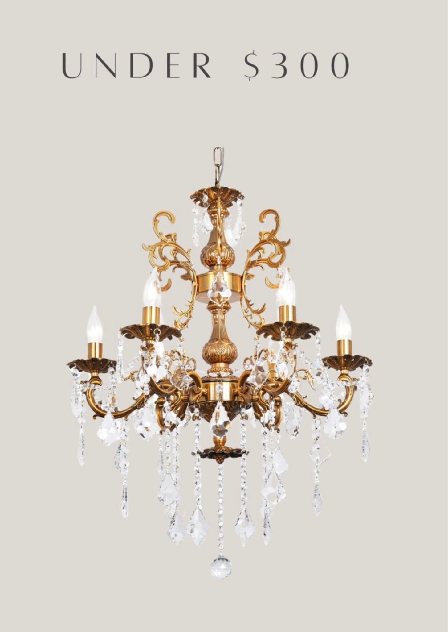 Budget Chandelier!! ❤️

#LTKfamily #LTKhome #LTKU