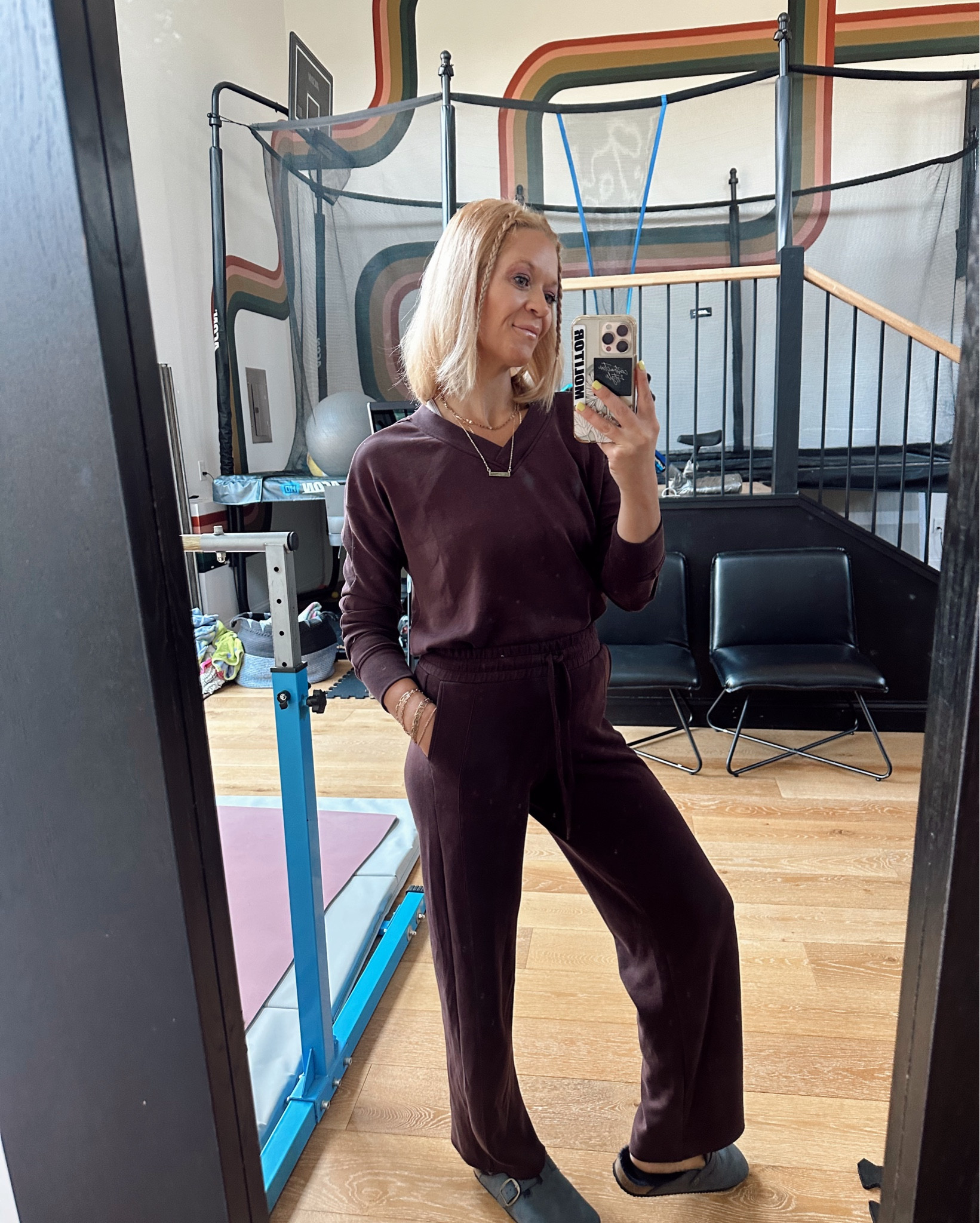 Entire fit, Maurice’s & feels like butter. This color is my fall jam. Wearing small. 

#LTKSeasonal #LTKOver40 #LTKActive