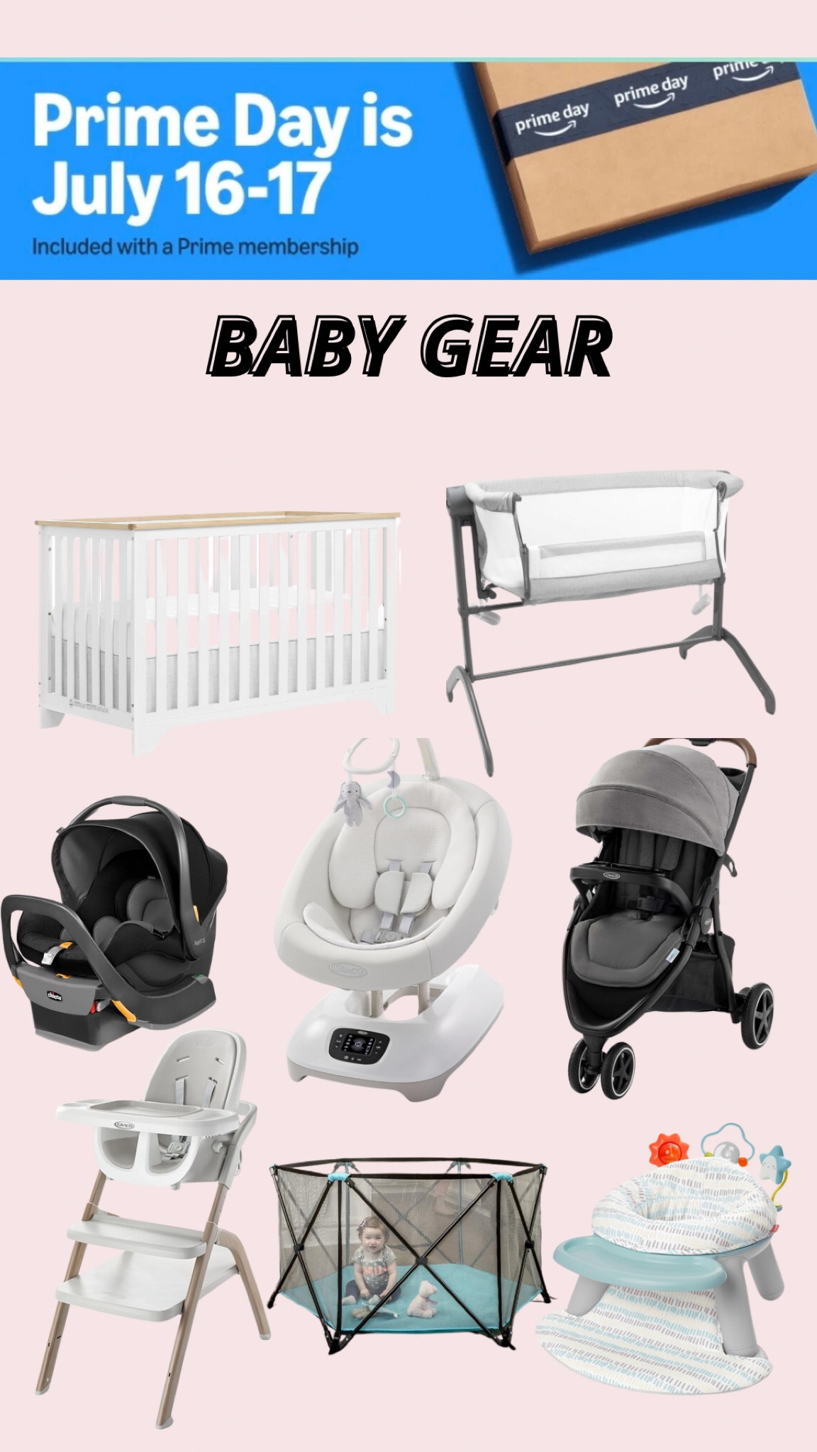 Top baby gear from Amazon Prime Day!

amazon must haves, amazon finds, amazon sale, prime day deals, amazon prime day, baby gear, baby crib, bassinet, chicco car seat, graco stroller, graco baby swing, high chair, baby play pen, skip hop baby sit up seat

#LTKFamily #LTKBaby #LTKSaleAlert
