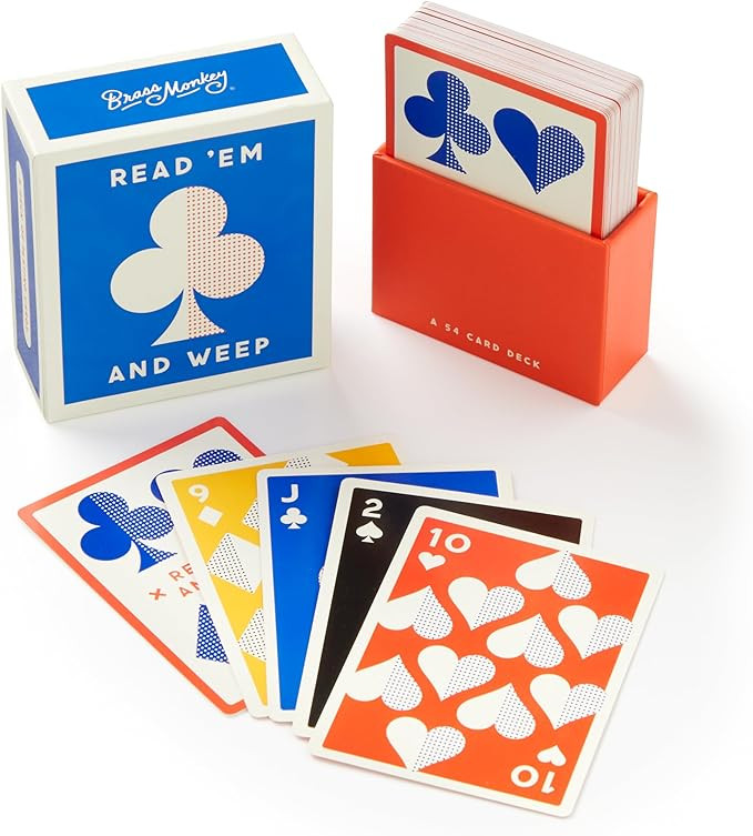 Brass Monkey Read Em and Weep - Beautiful Vintage Inspired Playing Card Set | Amazon (US)