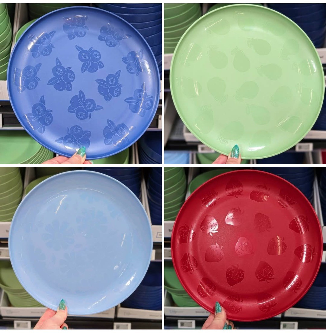 New seasonal plastic partyware at Walmart for 50¢ each! 🫐🍐🍓

#LTKSeasonal #LTKHome