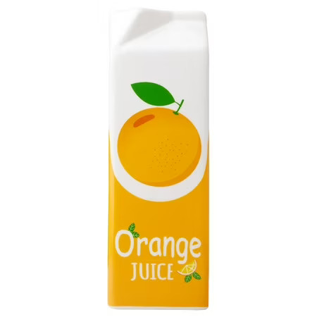 Mainstays Tall Orange Juice Carton Ceramic Vase, 3" L x 9" H | Walmart (US)