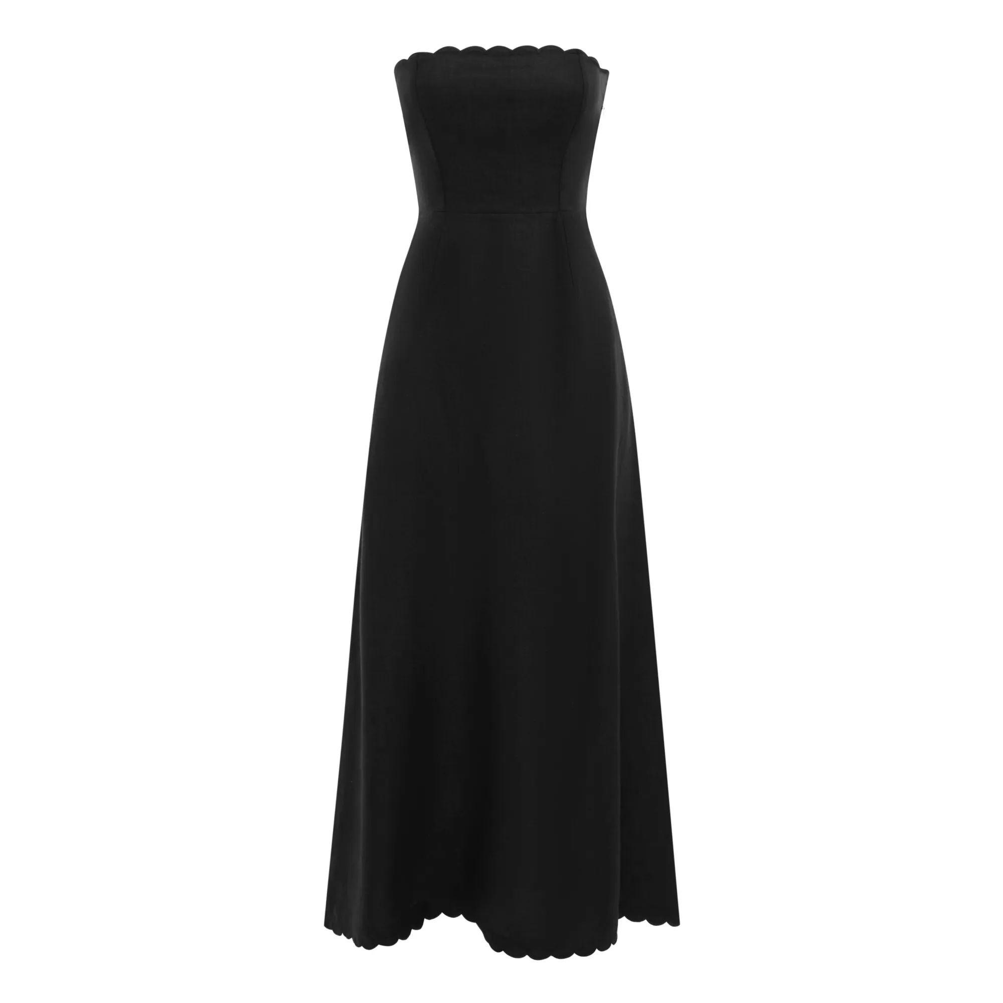 Zayla Linen Dress | Black | Smallable