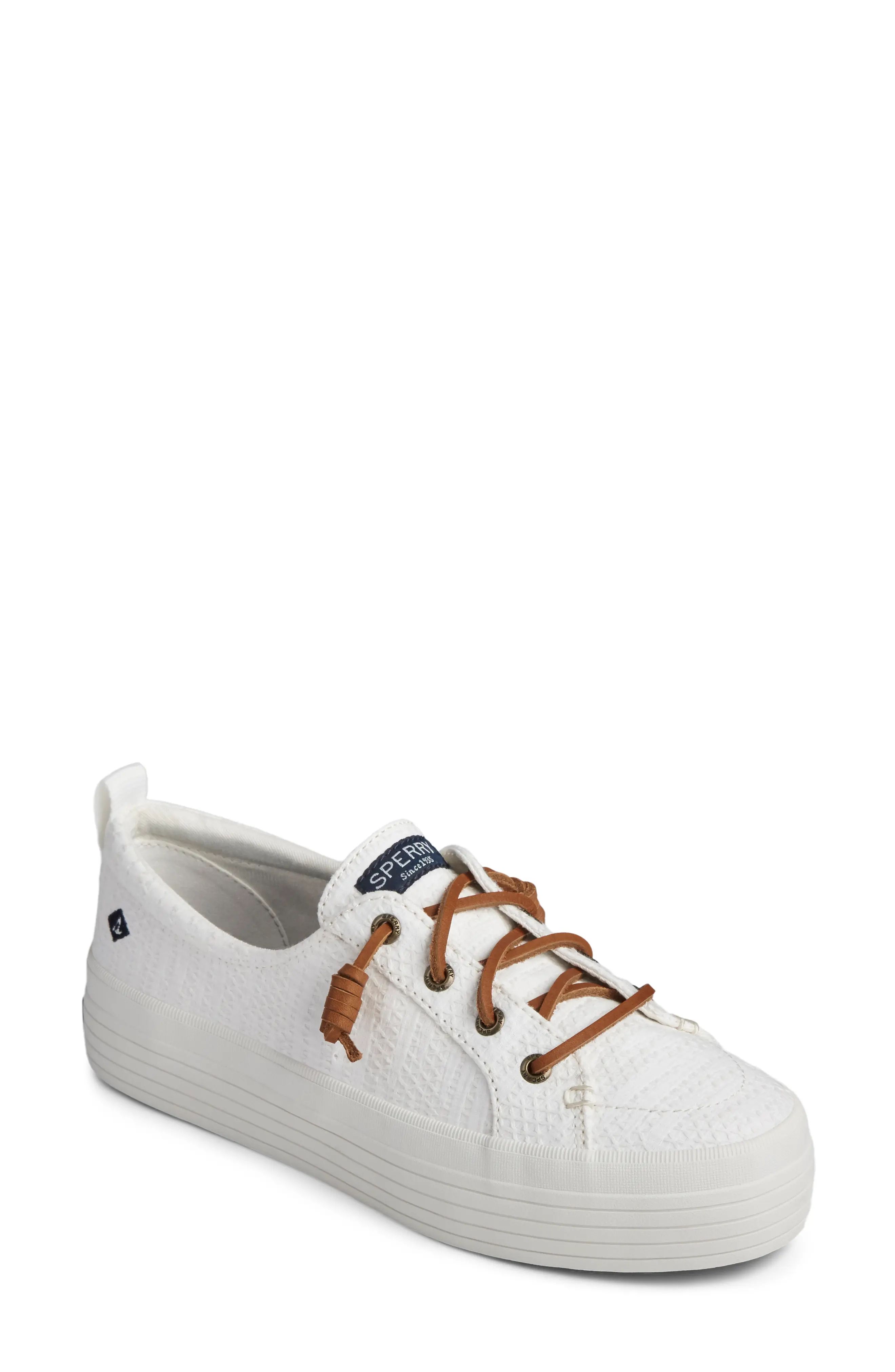 Women's Sperry Crest Vibe Slip-On Platform Sneaker, Size 12 M - White | Nordstrom