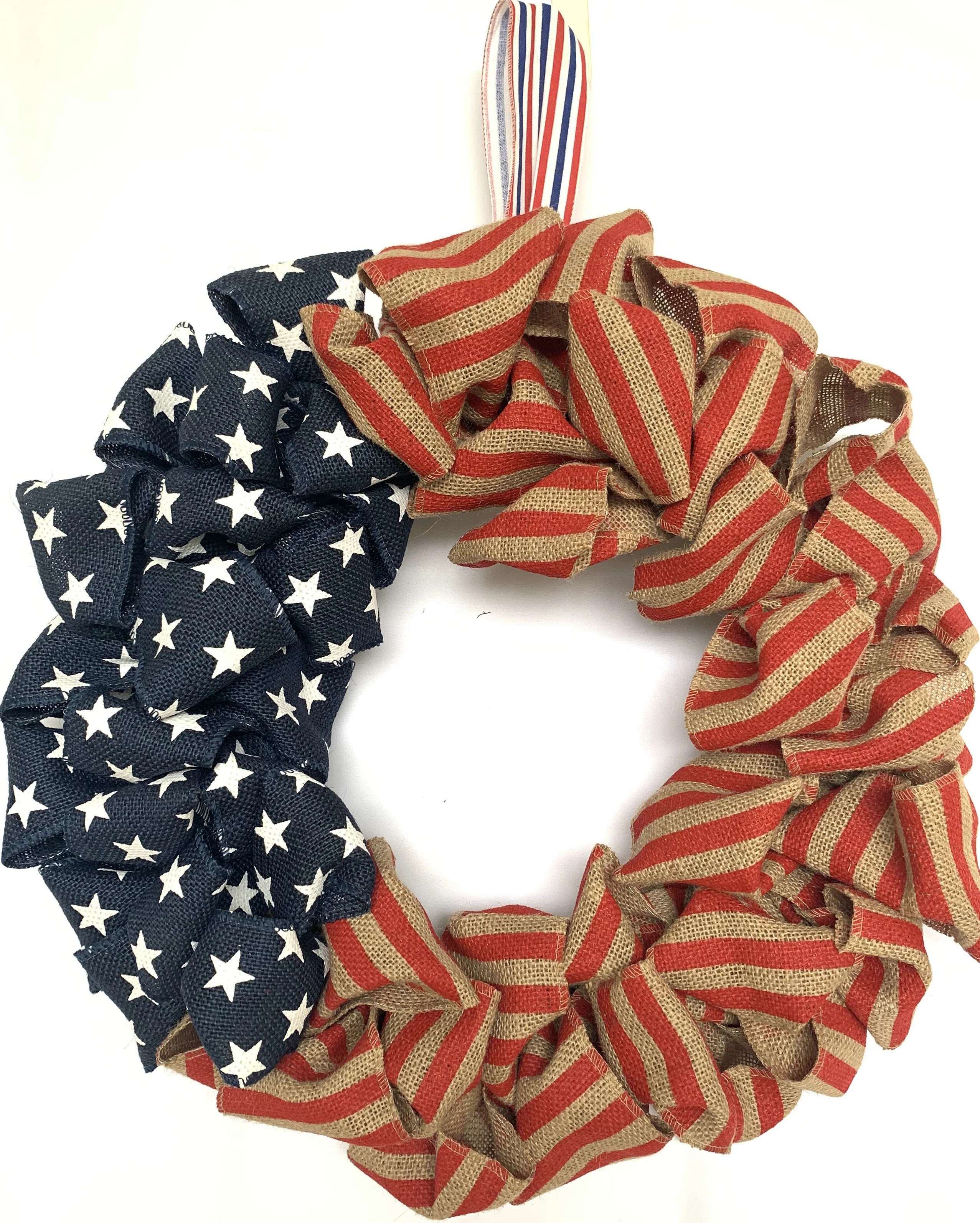Faux 16" National Day Front Door Wreath | Wayfair North America
