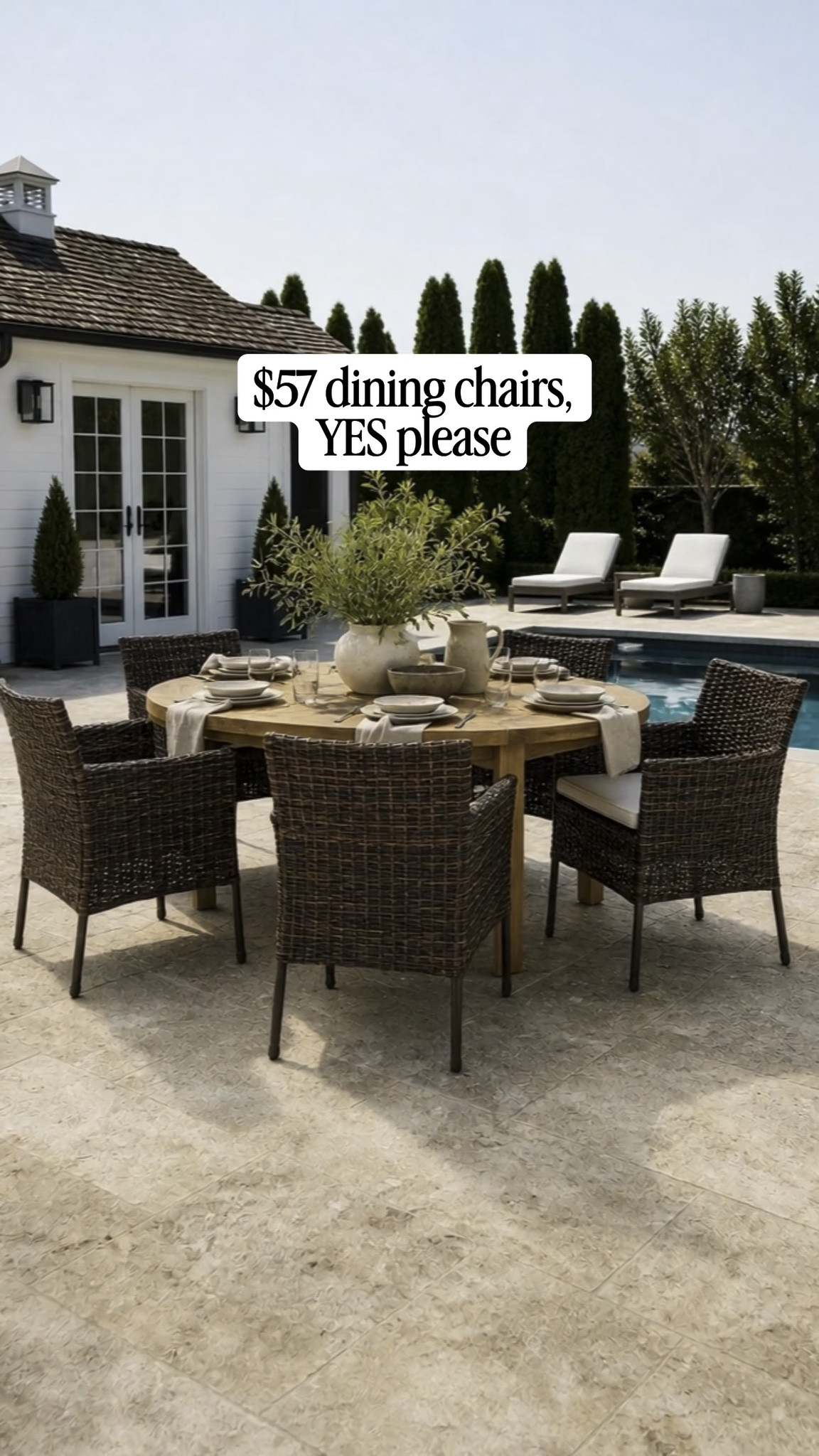 Wow $57 dining chairs! Pair it with a natural wood table and it’s perfect. Walmart patio. Set of dining chairs

#LTKU