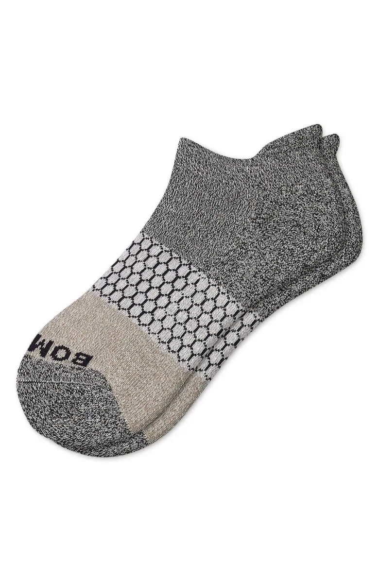 Arch-hugging support brings stay-put comfort to these stretchy, sporty socks knit in marled block... | Nordstrom