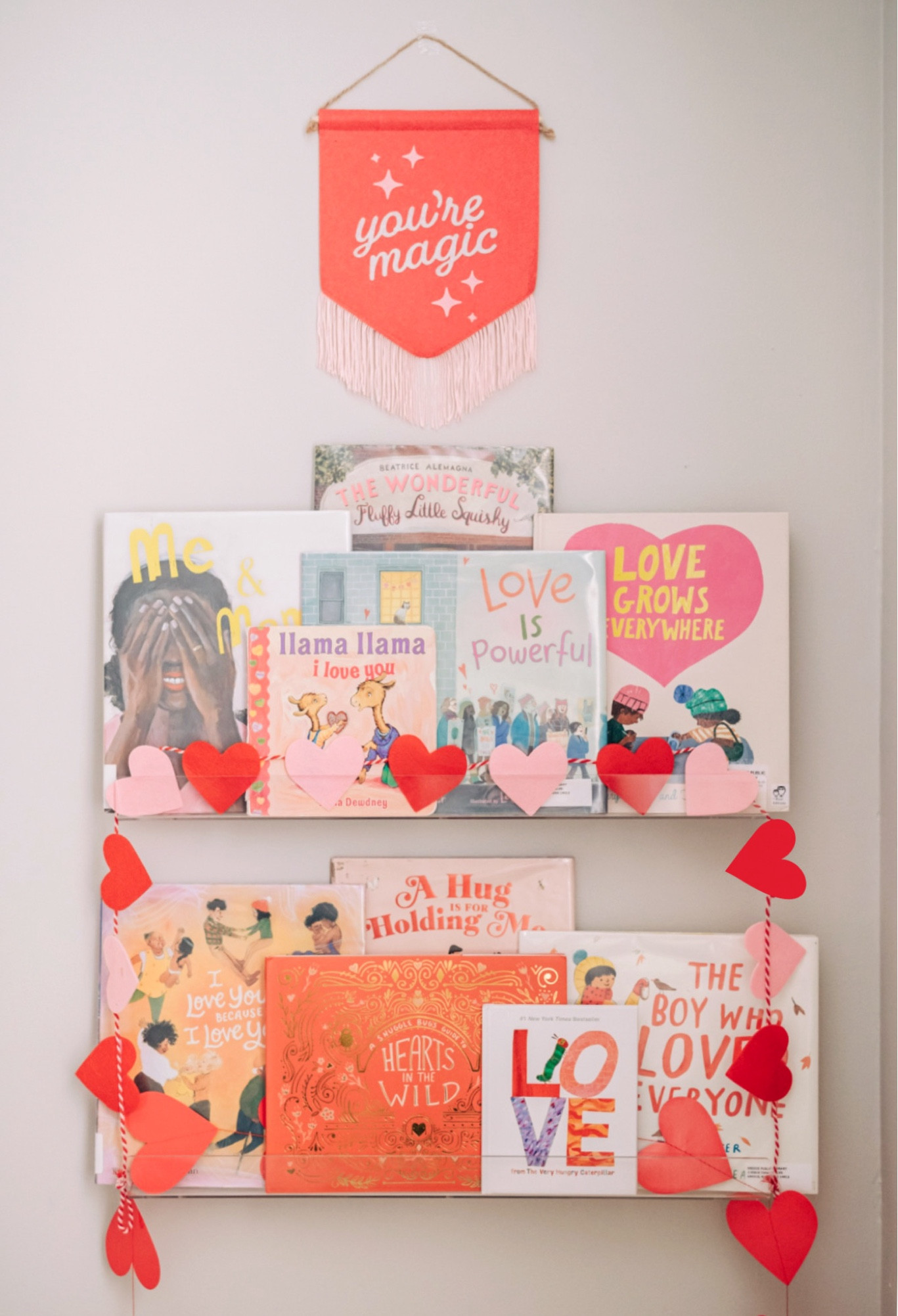 Valentines Day Bookshelves // Love books for kids // babies toddlers February Shelfie 

#LTKbaby #LTKSeasonal #LTKkids
