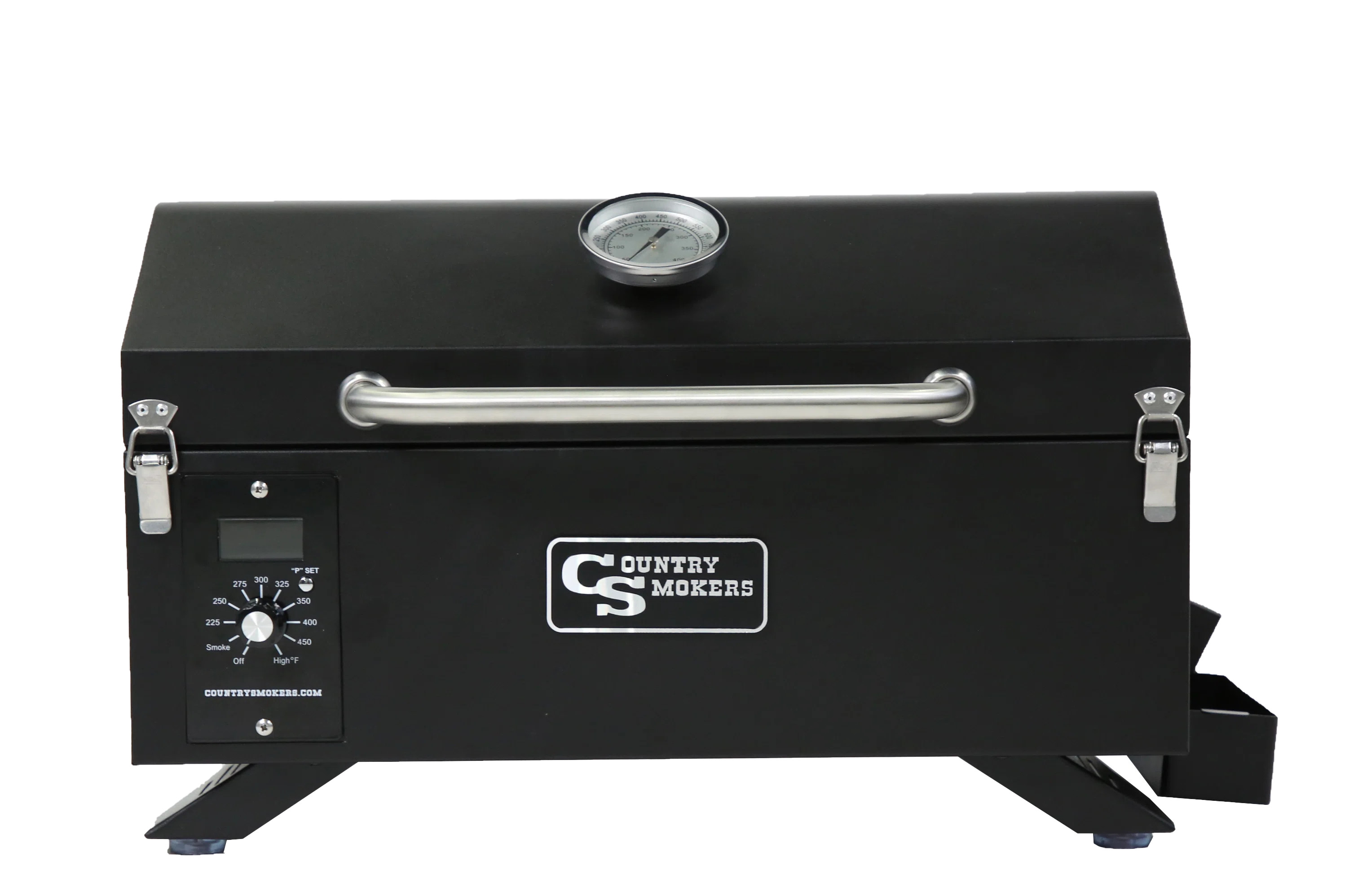 Country Smokers Traveler Frontier Series Portable Compact Wood Pellet Grill with Cover | Wayfair North America