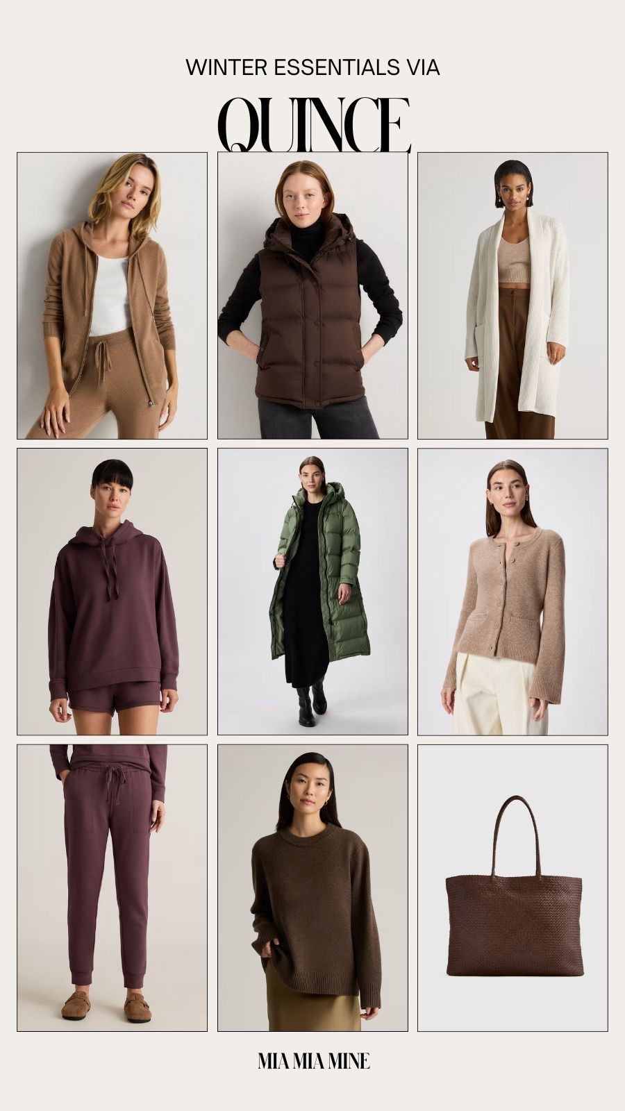 Quince winter staples
Winter outfits, cashmere sweaters, winter coats

#LTKSeasonal #LTKTravel #LTKFindsUnder100