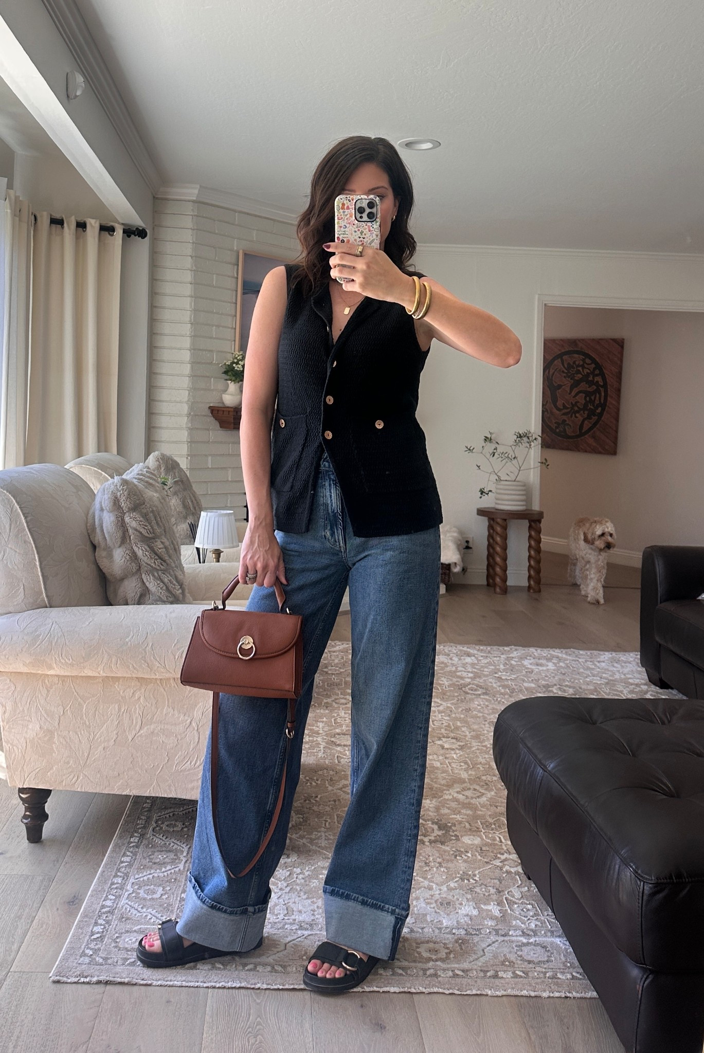 My favorite new jeans. TTS. I’ve worn this sweater vest way more than expected  

#LTKFindsUnder50 #LTKSaleAlert #LTKFindsUnder100