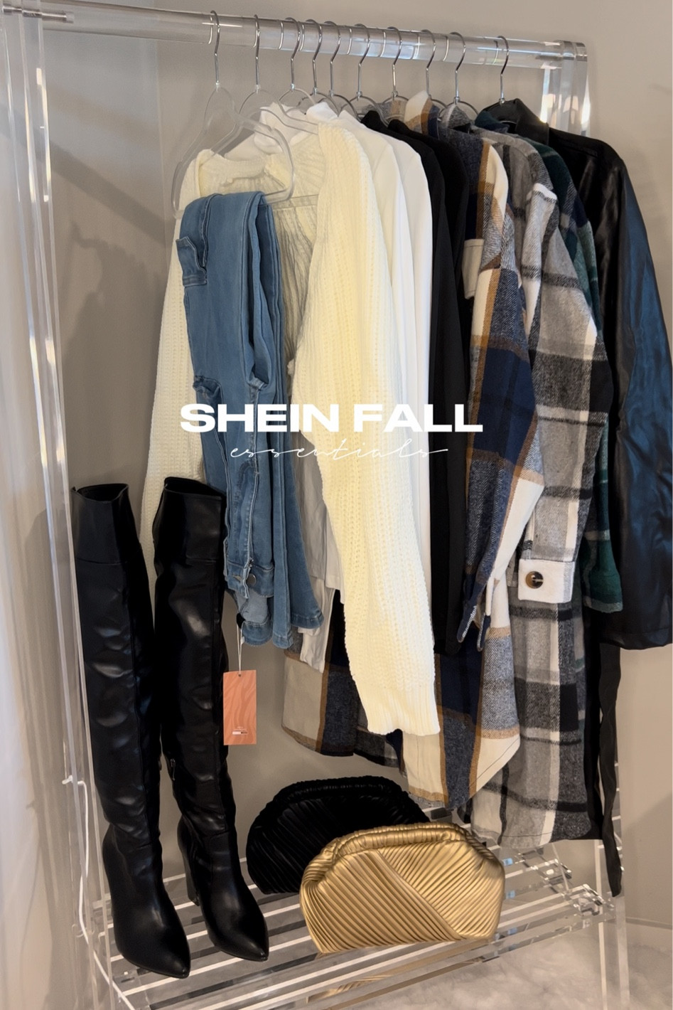 SHEIN fall essentials 🍂 new in 🫶🏽

Fall style 
Thigh high boots 
Knee high boots 
Outfit of the day 
Fall outfit
Brown leather boots 
White bodysuit 
Shein bodysuit 
Neutral style 
Flannel season
Flannel style
Leather tench jacket 
Turtle neck
Long sleeve bodysuit 
Shein fall outfits 
Gold handbag 
Black handbag 
Cargo jeans 
Cargo pants 
Party outfit 
Brunch outfit 
Vacation fall outfit 

#LTKstyletip #LTKitbag #LTKSeasonal