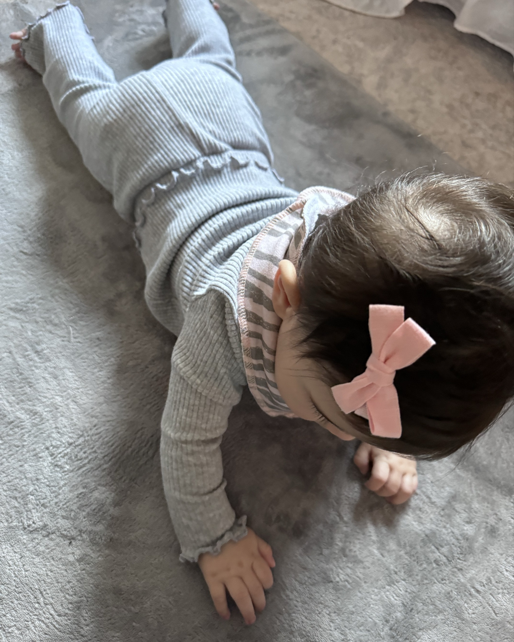 grey and pink is always a classic take 🎀

#LTKBaby #LTKFamily #LTKKids