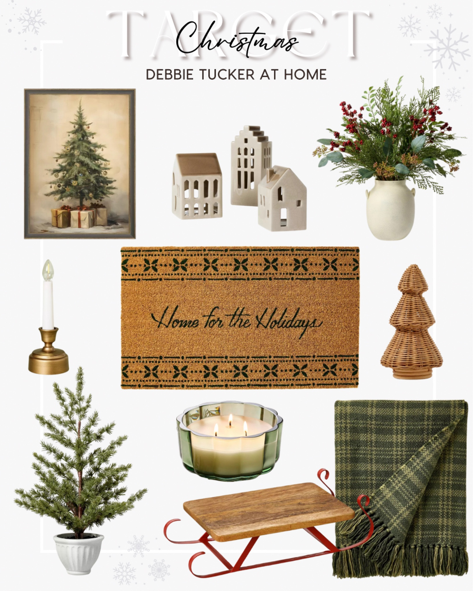 I’m absolutely loving the warm, calming vibes from this handpicked collection of Target Christmas decor! The earthy, neutral tones are perfect for blending seamlessly with almost any home style. Whether your space is modern, farmhouse, or traditional, these pieces add the perfect festive touch. 

#LTKHome #LTKHoliday #LTKFindsUnder50