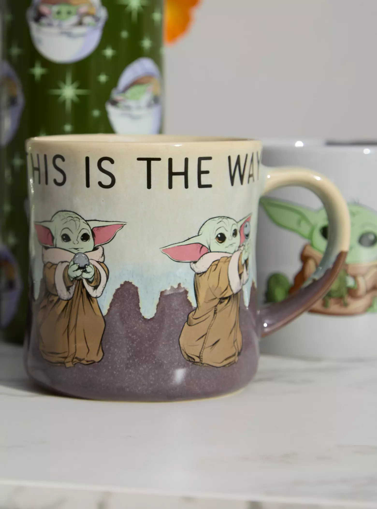 Star Wars The Mandalorian Grogu Multi Portrait Mug | BoxLunch | BoxLunch