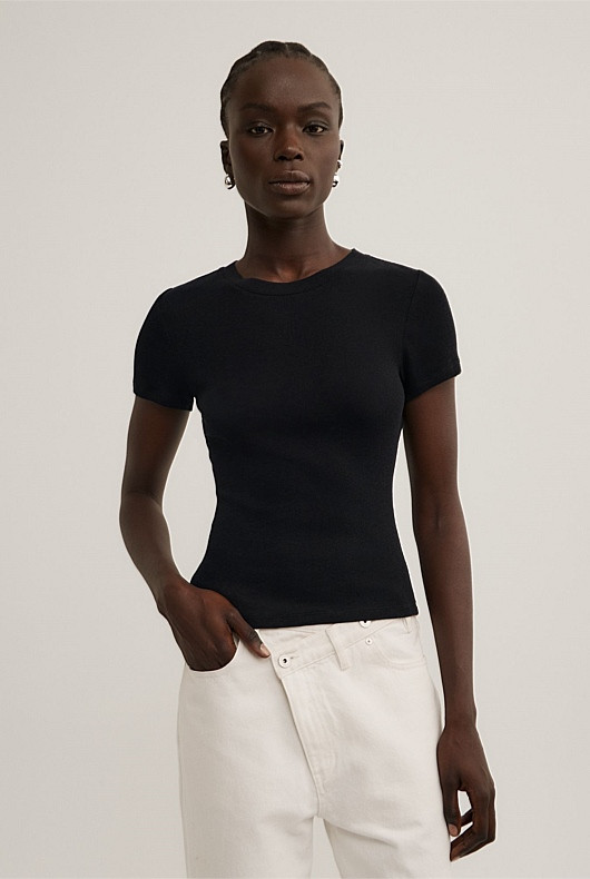 Fine Jersey T-Shirt | Witchery (AU)