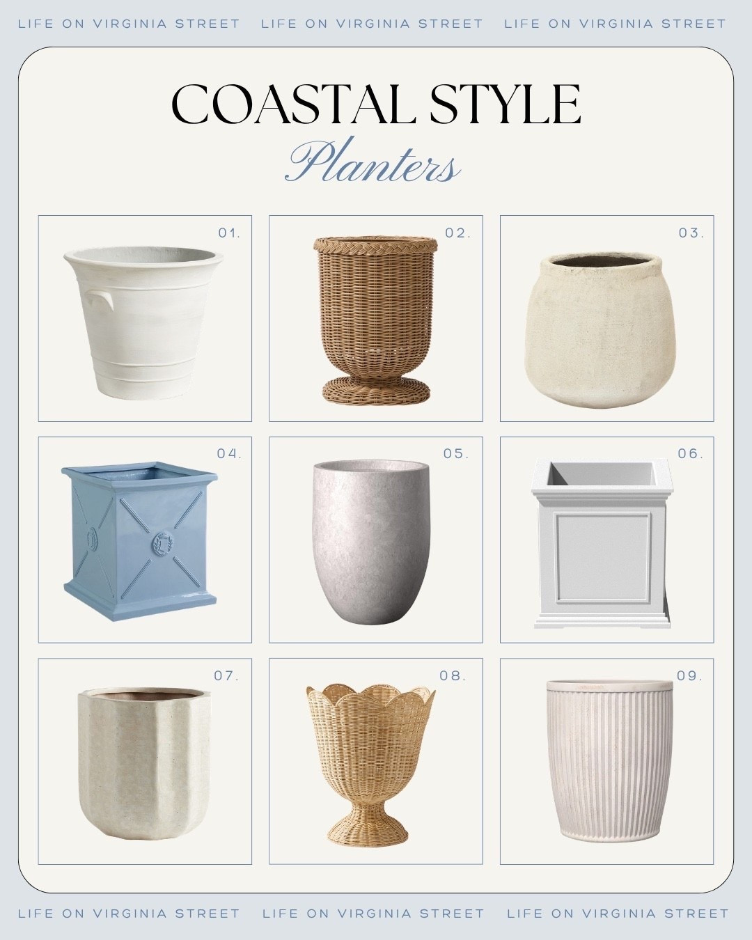 Costal style planters

#LTKdayinmylife #LTKSeasonal #LTKHome
