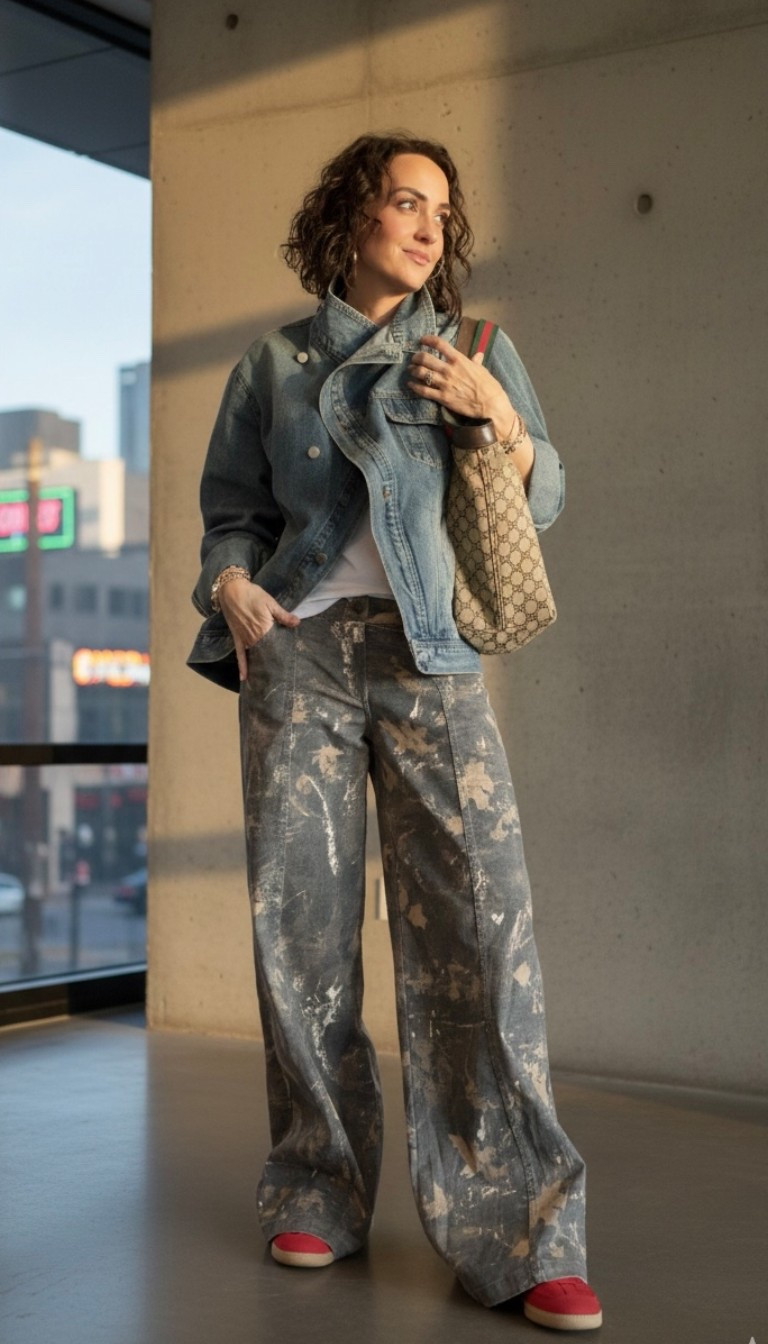 Target camo pants and oversized jacket size S