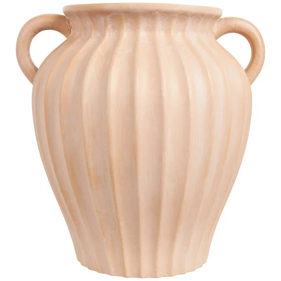 My Texas House Large Terra Cotta Vase, 8 inches, Orange - Walmart.com | Walmart (US)